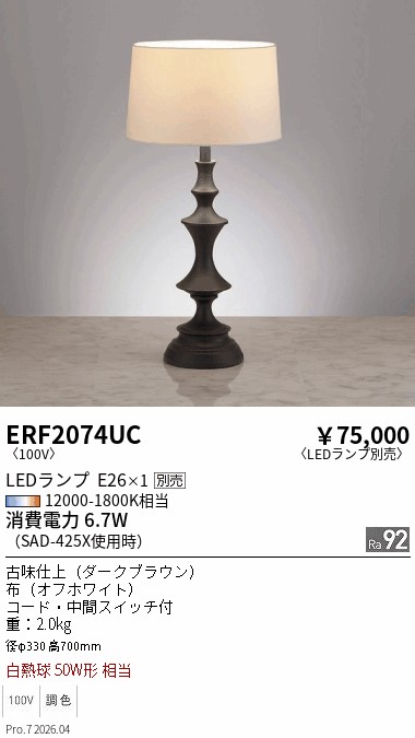 ERF2074UC