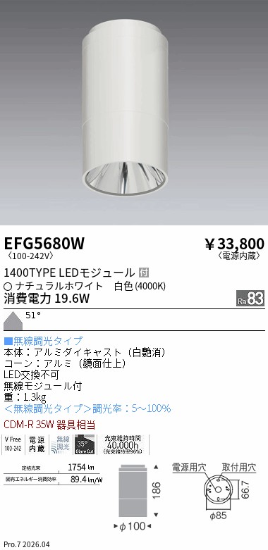 EFG5680W