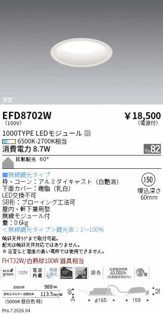 EFD8702W