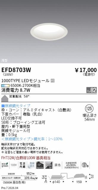 EFD8703W