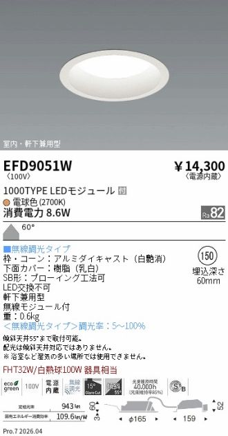 EFD9051W
