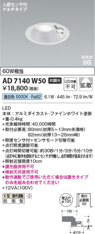 KAD7140W50