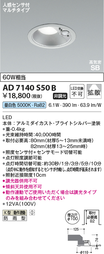 AD7140S50B