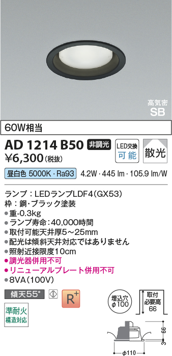 AD1214B50
