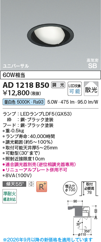 AD1218B50