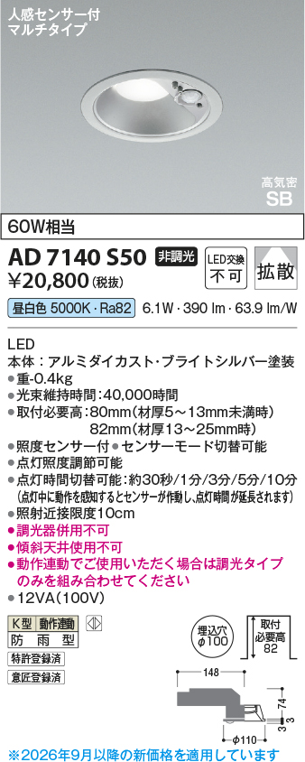 AD7140S50