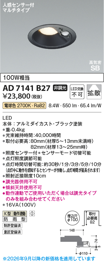 AD7141B27