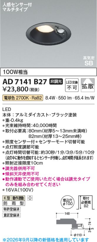 AD7141B27