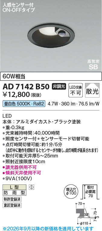 KAD7142B50