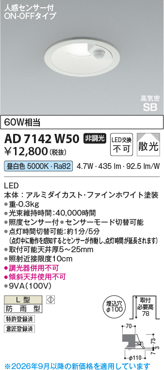 AD7142W50