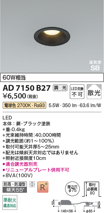 AD7150B27
