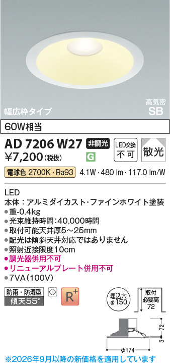 AD7206W27