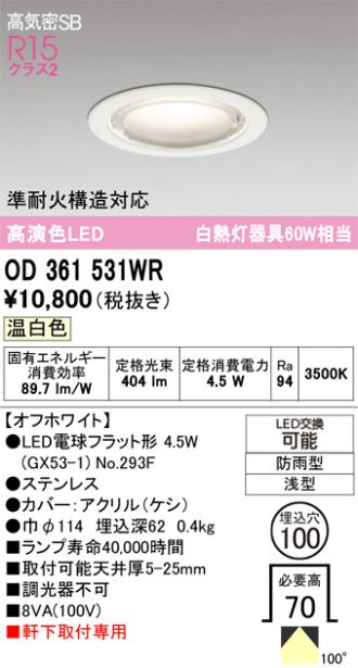 OD361531WR