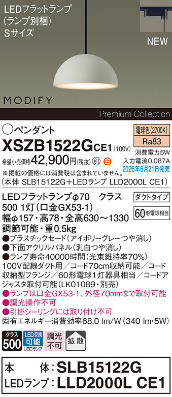 XSZB1522GCE1