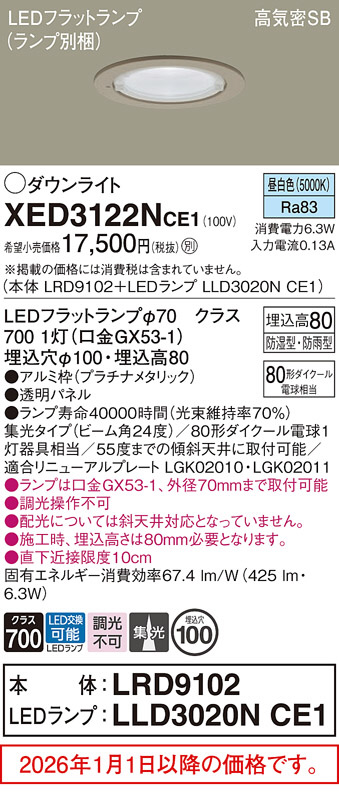 XED3122NCE1