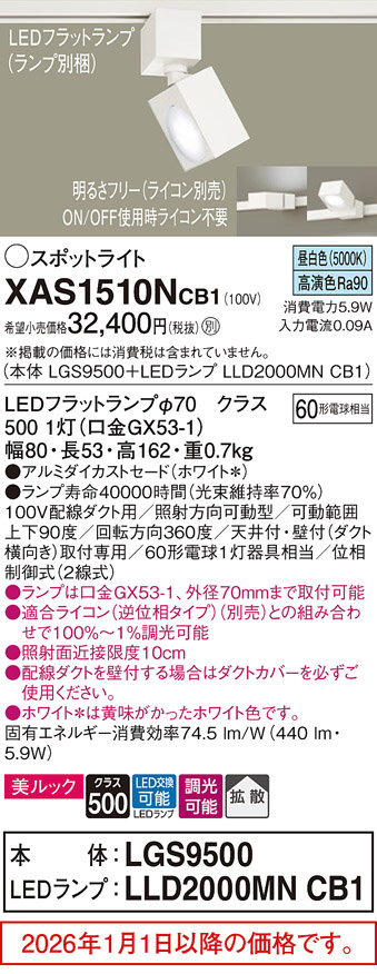 XAS1510NCB1