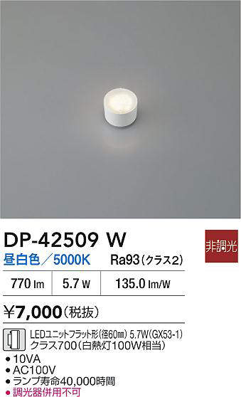 DP-42509W