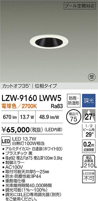 LZW-9160LWW5