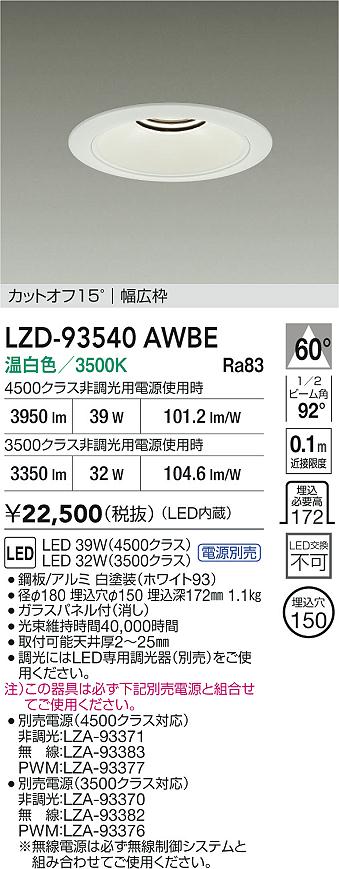 LZD-93540AWBE