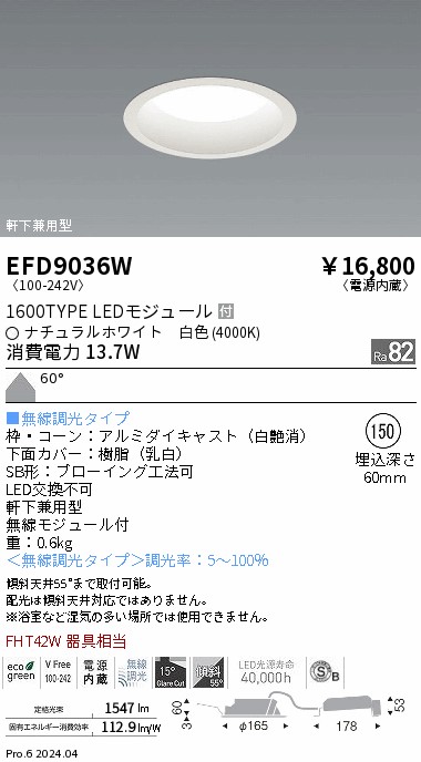 EFD9036W