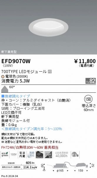 EFD9070W