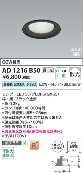AD1216B50