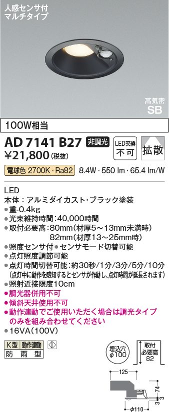 AD7141B27