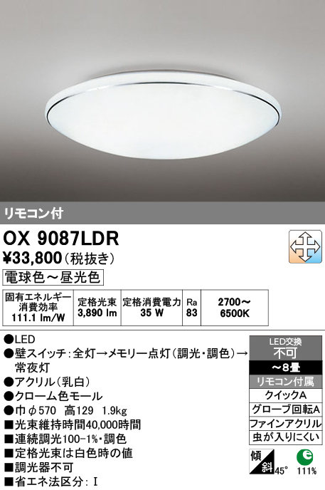 OX9087LDR