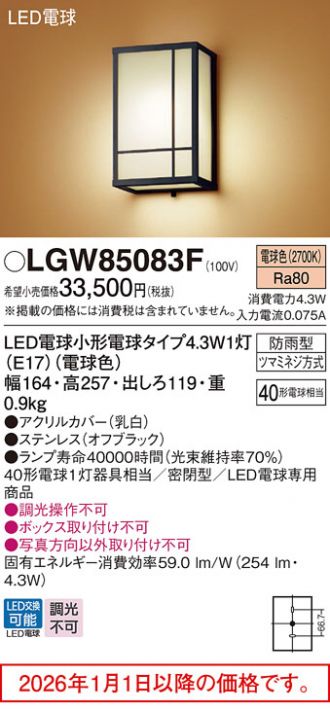 LGW85083F