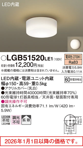 LGB51520LE1