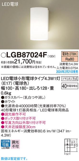 LGB87024F