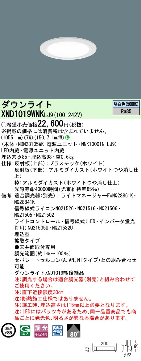 XND1019WNKLJ9